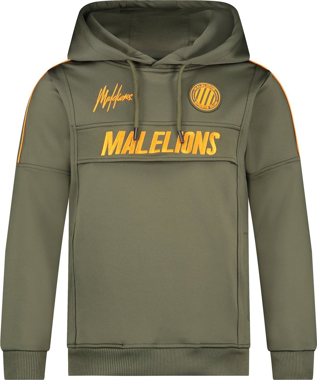 Malelions Junior Sport Warming Up Hoodie Groen