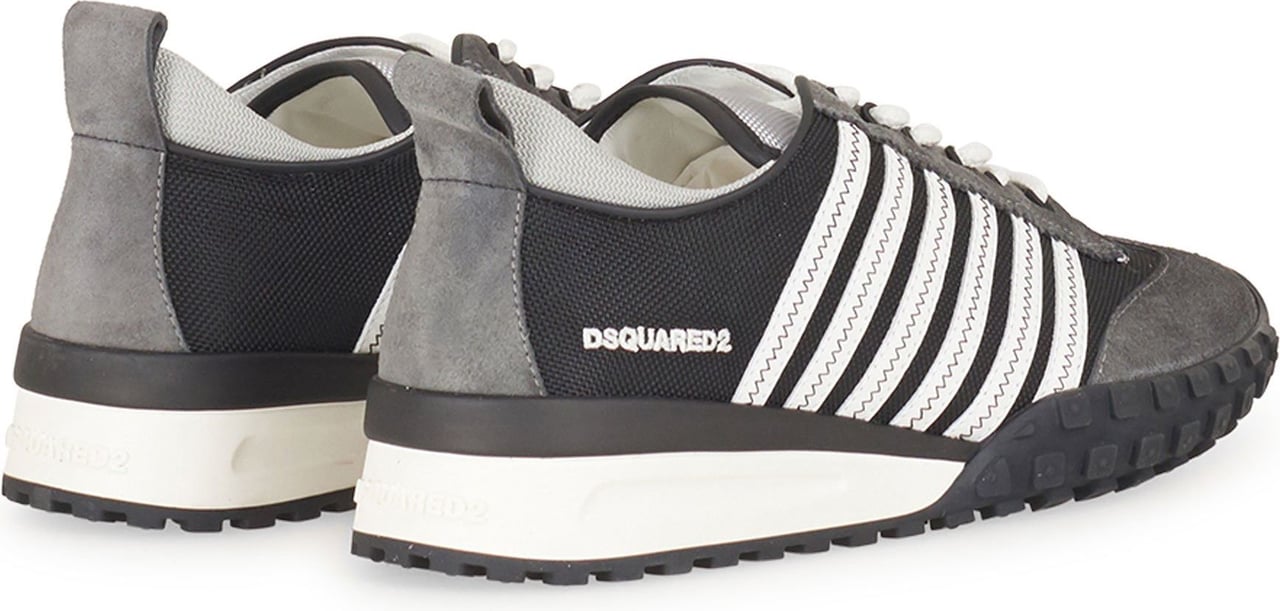 Dsquared2 D2 grey stripes legend sneakers Grijs