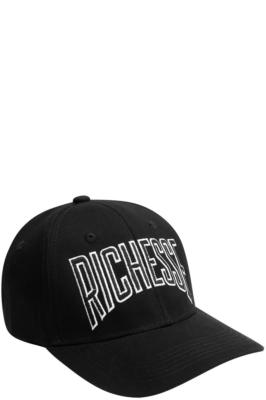 Richesse Logo Line Black Cap Zwart