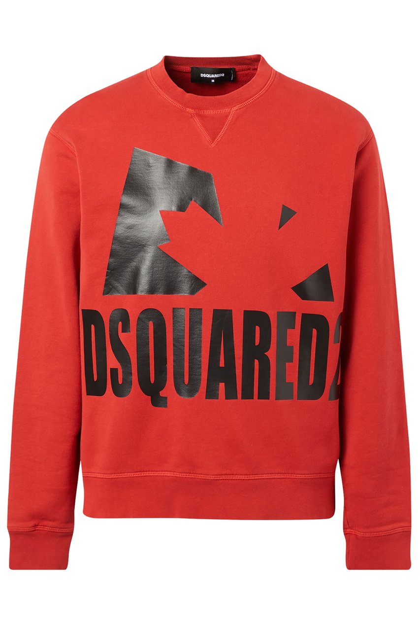 Dsquared2 Red Coolfit Sweatshirt Rood