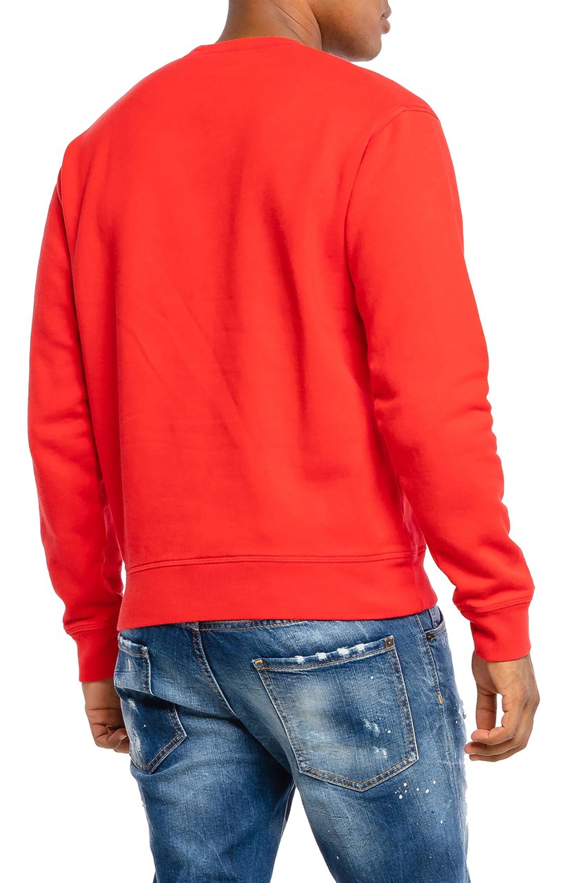 Dsquared2 Red Coolfit Sweatshirt Rood