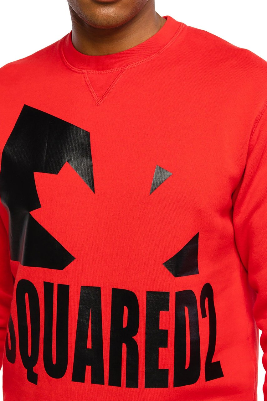 Dsquared2 Red Coolfit Sweatshirt Rood
