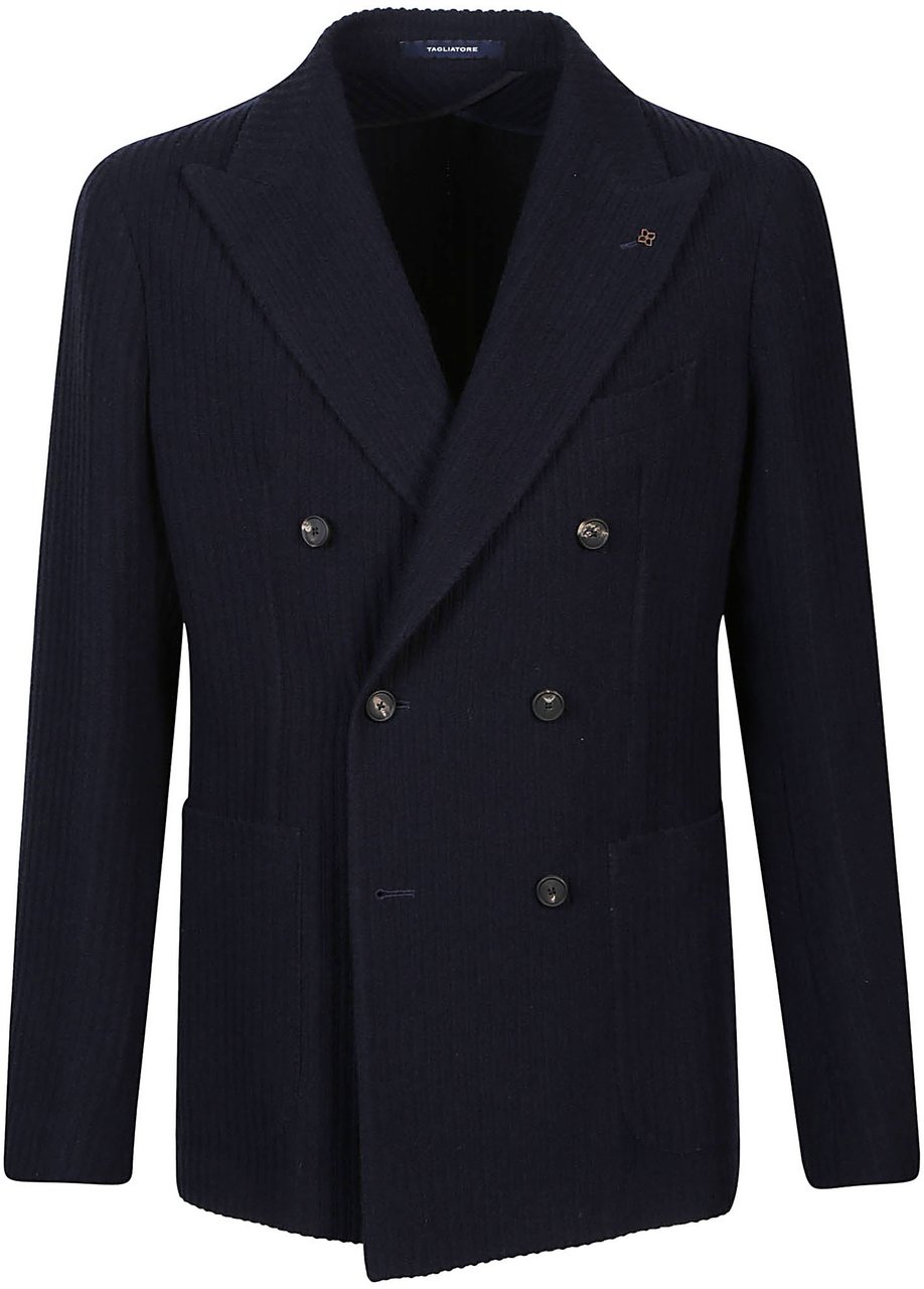 Tagliatore Jacket Blue Blauw