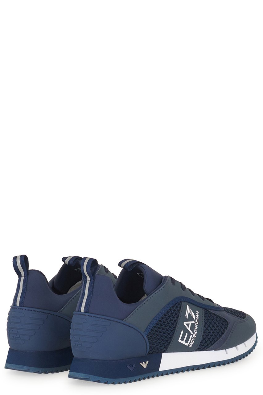 EA7 Sneaker Navy White Blauw