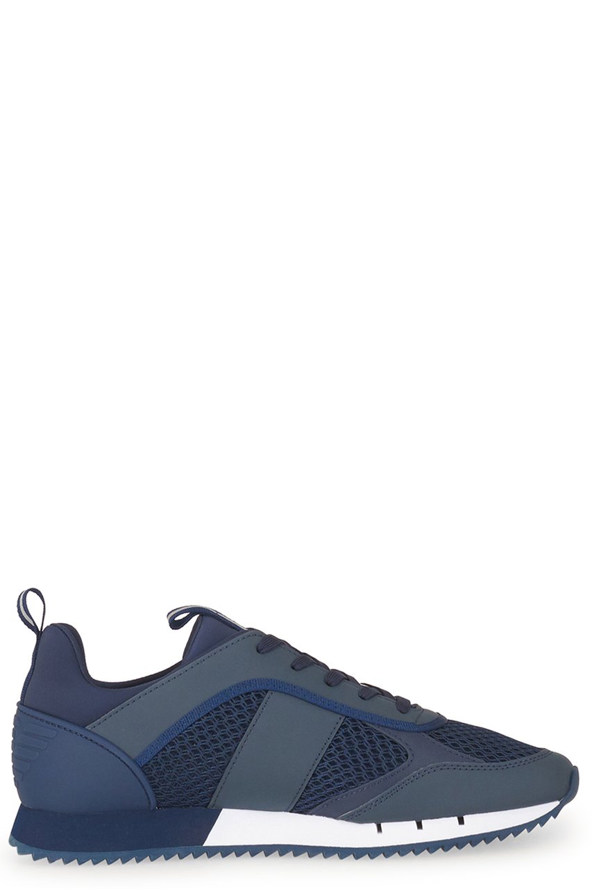 EA7 Sneaker Navy White Blauw