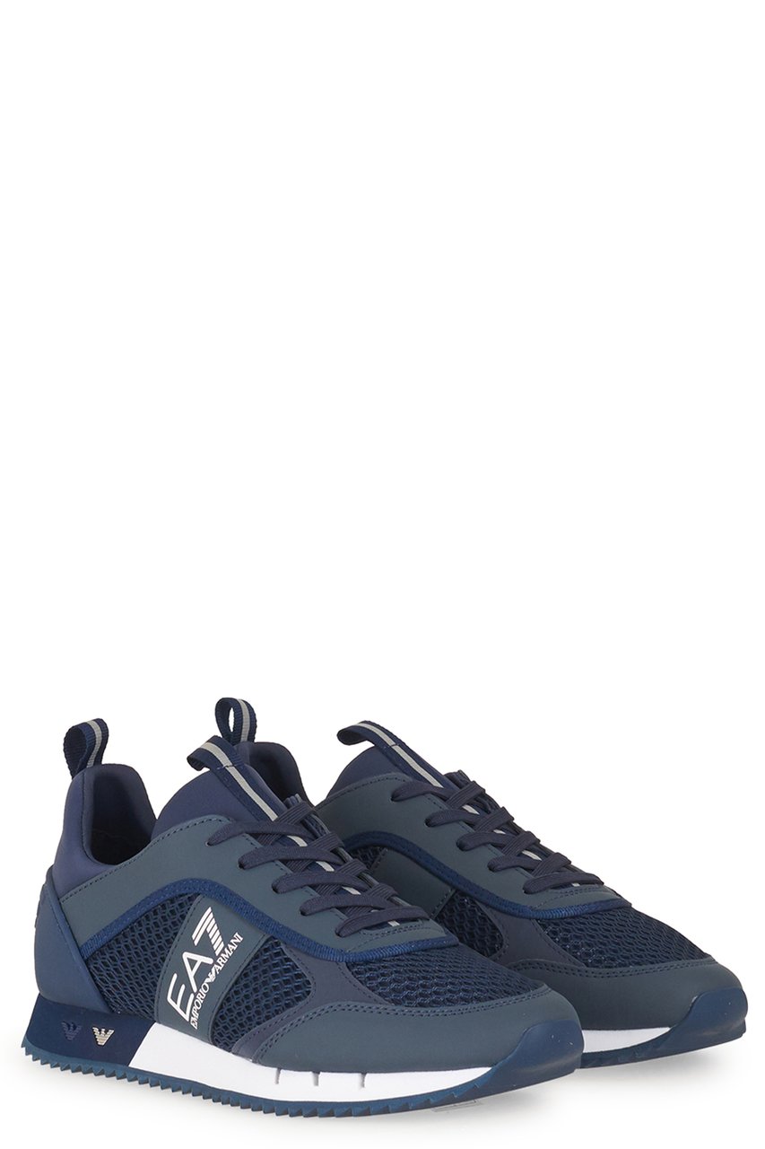 EA7 Sneaker Navy White Blauw
