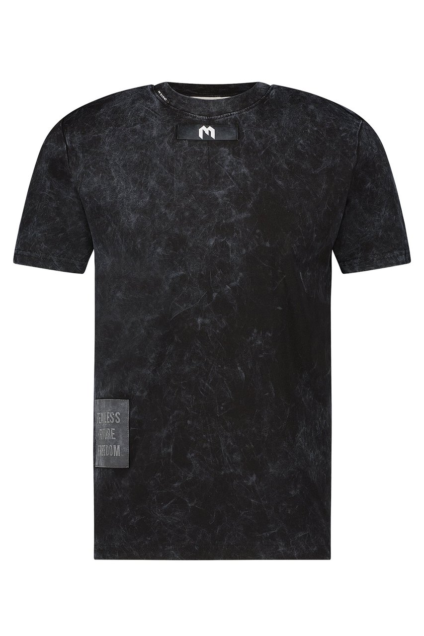 My Brand Reflection Photo Front T-Shirt Black Zwart