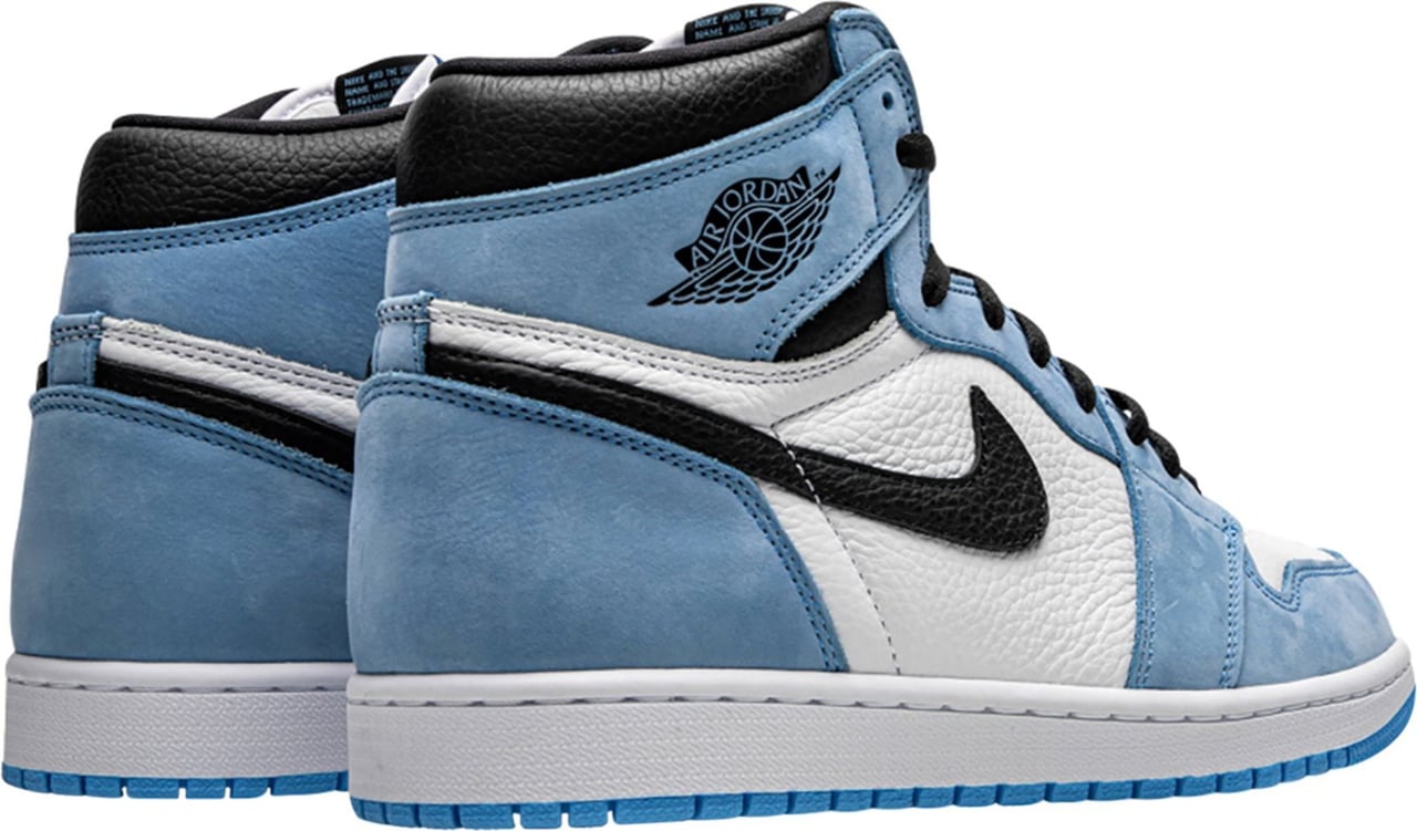 Nike Jordan 1 High White University blue Blauw