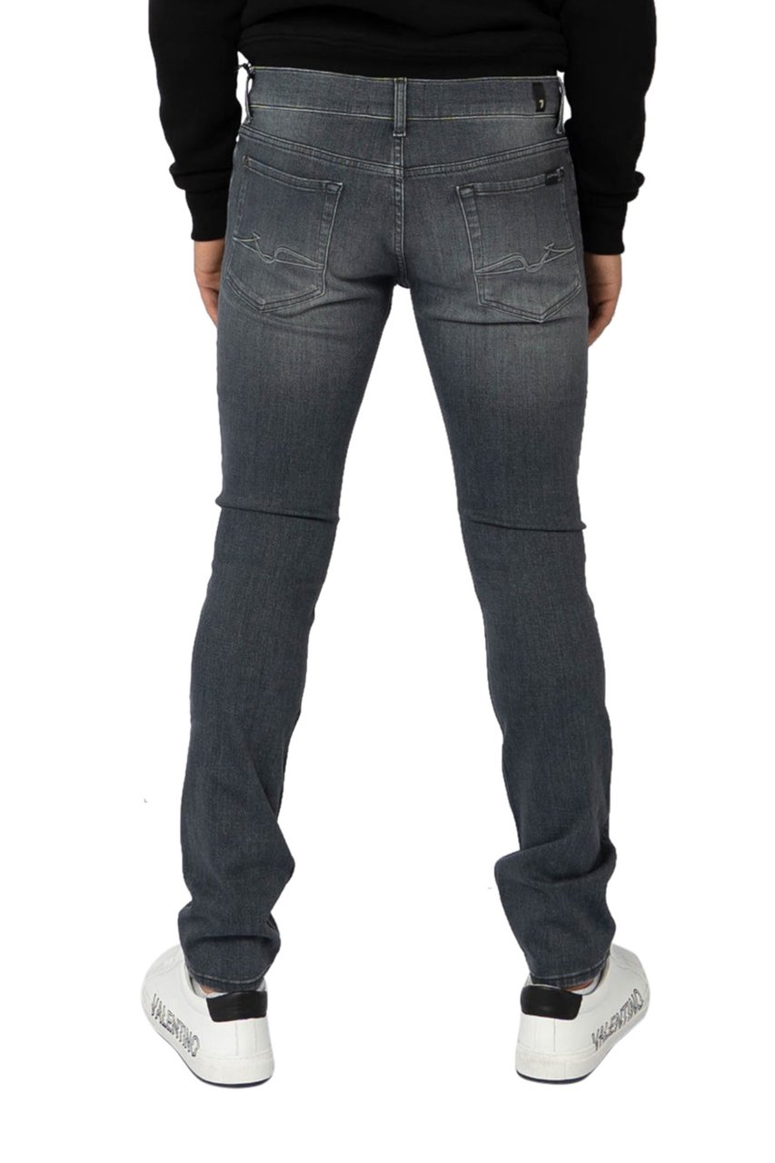 7 For All Mankind Ronnie Stretch Tek Merci Jeans Grijs