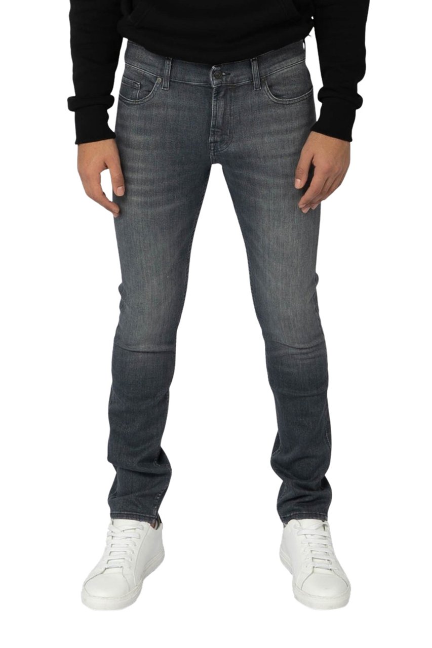 7 For All Mankind Ronnie Stretch Tek Merci Jeans Grijs