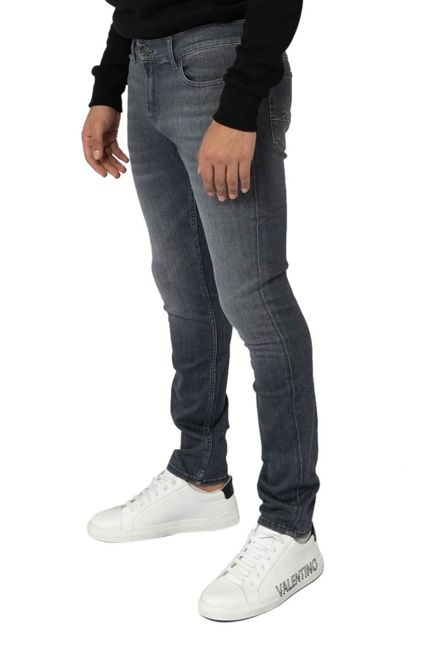 7 For All Mankind Ronnie Stretch Tek Merci Jeans Grijs