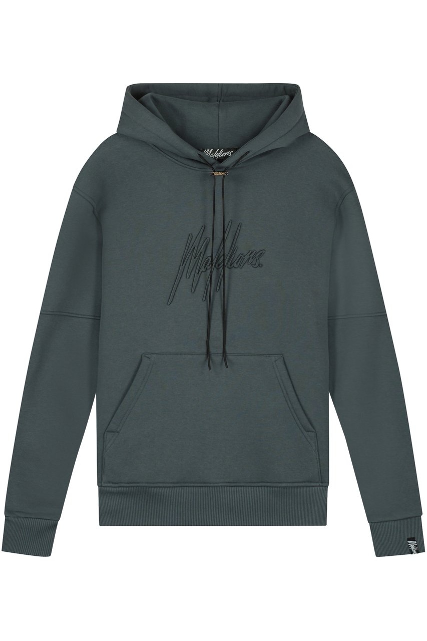 Malelions Men Essentials Hoodie - Dark Slate Blauw