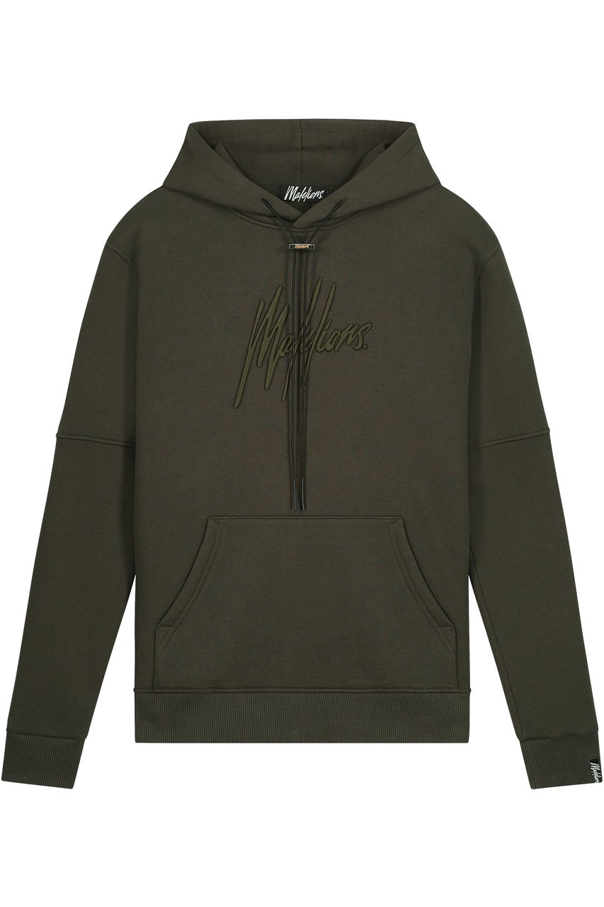 Malelions Men Essentials Hoodie - Army Groen