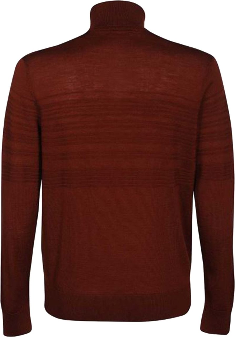 Emporio Armani Sweaters Red Rood