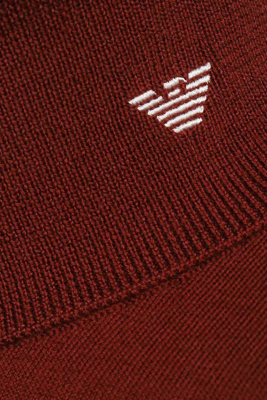 Emporio Armani Sweaters Red Rood