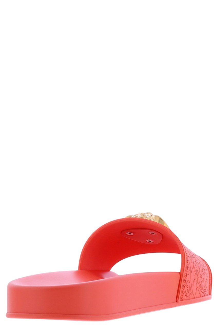 Versace Medusa Head plaque slides Roze