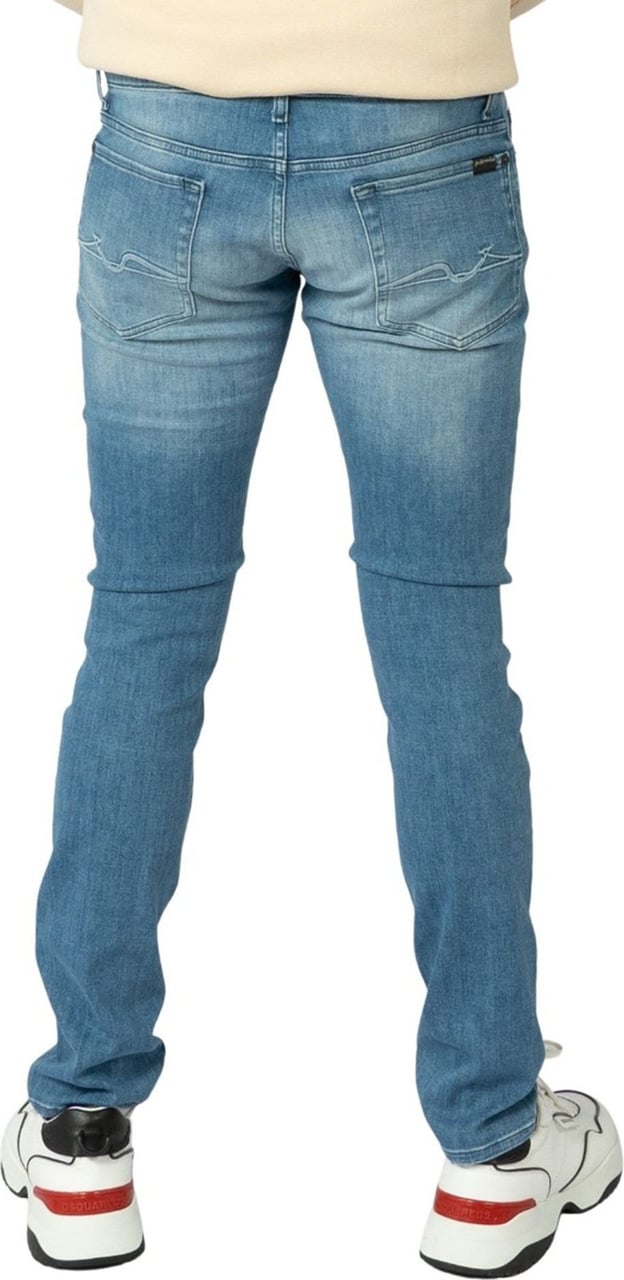 7 For All Mankind Ronnie Stretch Tek Move Me Jeans Blauw