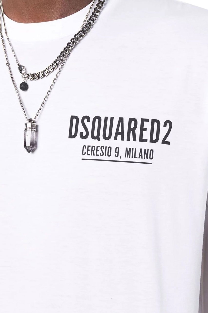 Dsquared2 Mini Ceresio T-shirt Wit