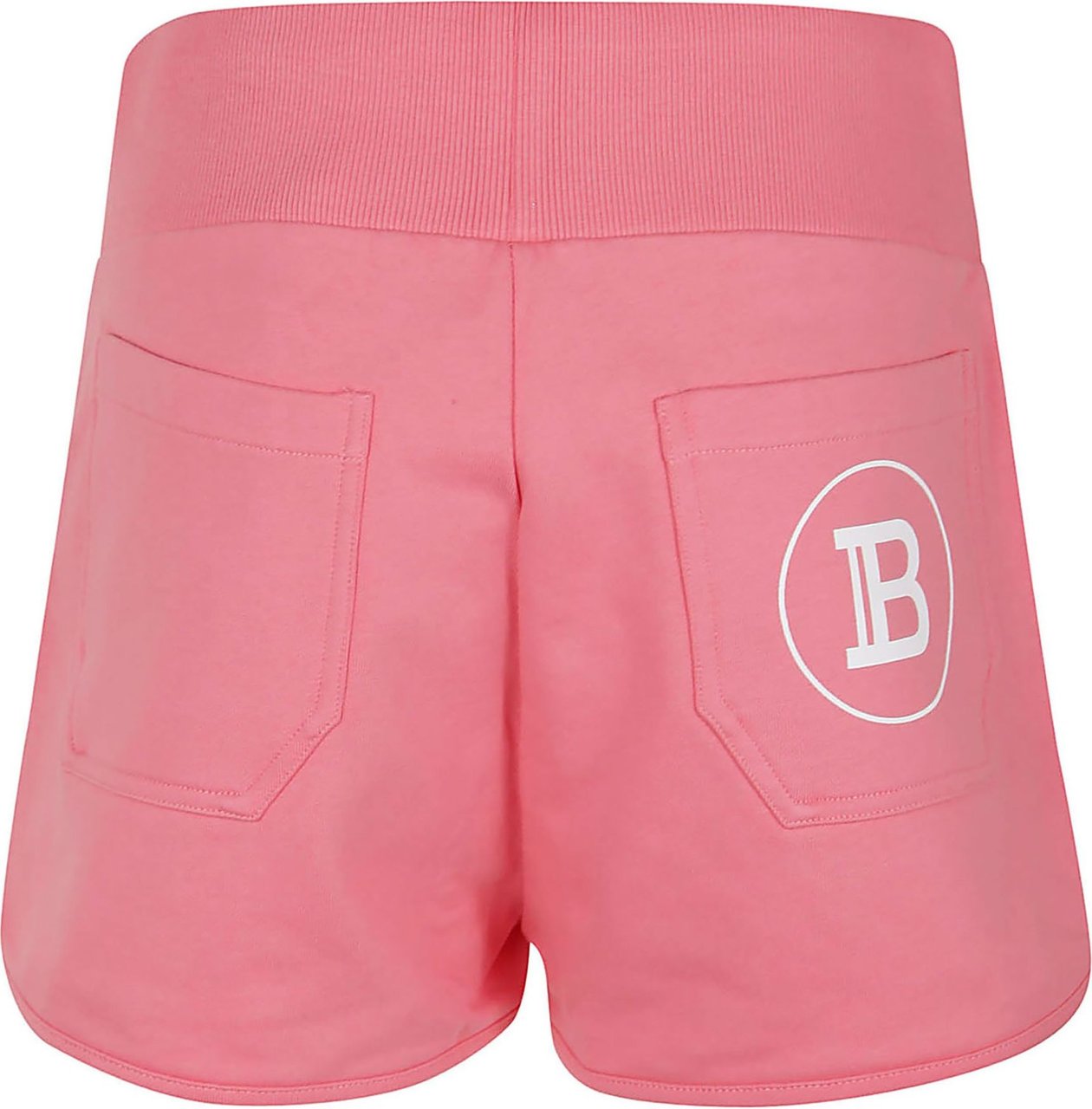 Balmain B Printed Jersey Shorts Roze