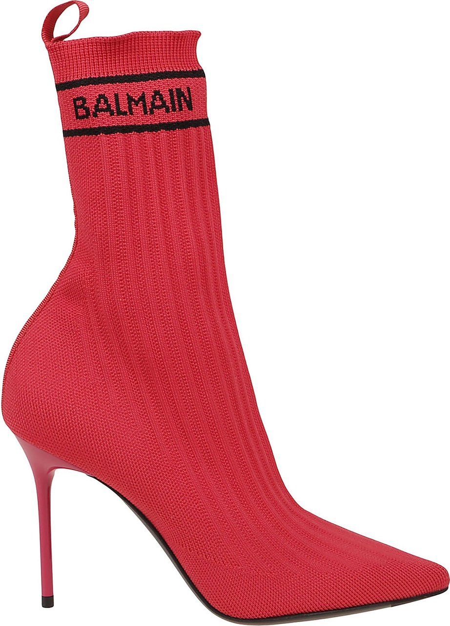 Balmain Boot Skye-Knit Roze