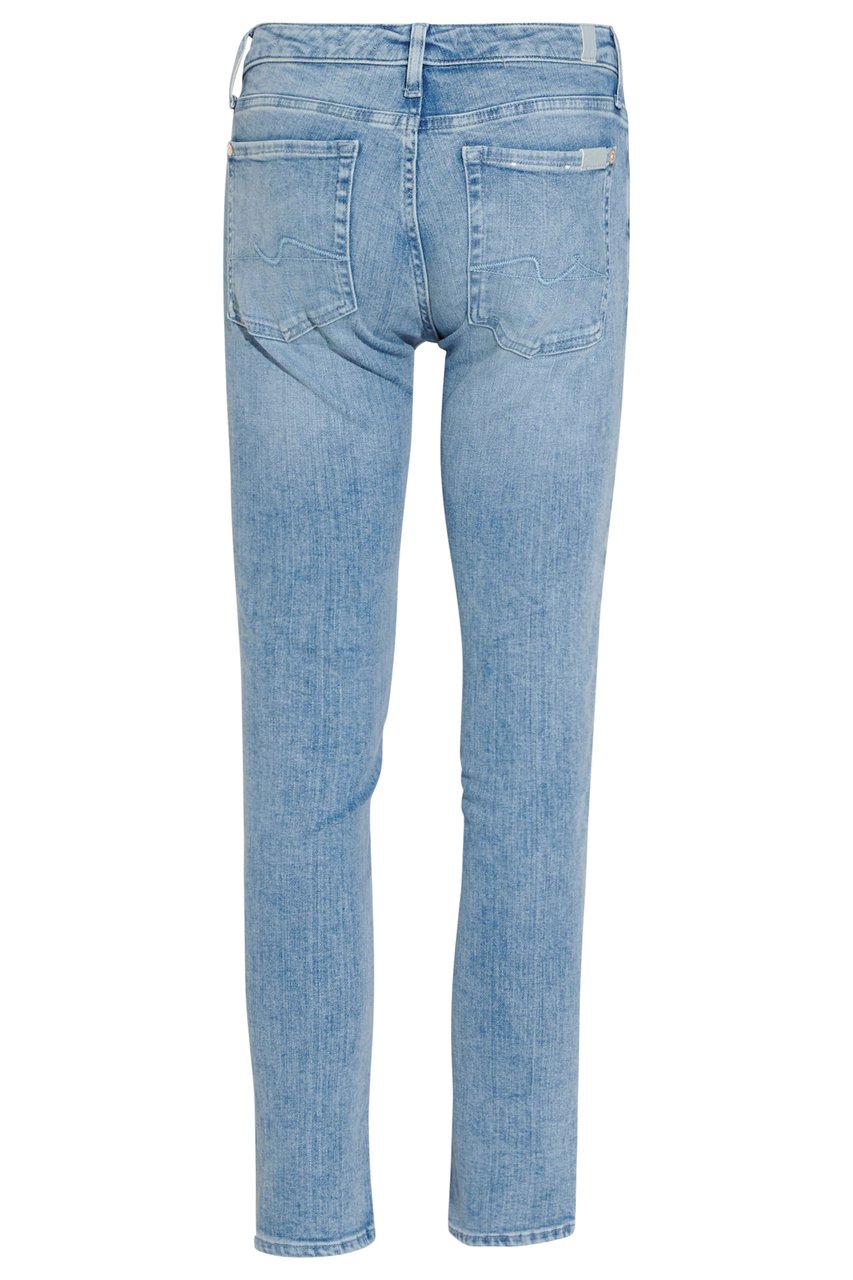 7 For All Mankind Pyper crop blissful light blue Blauw