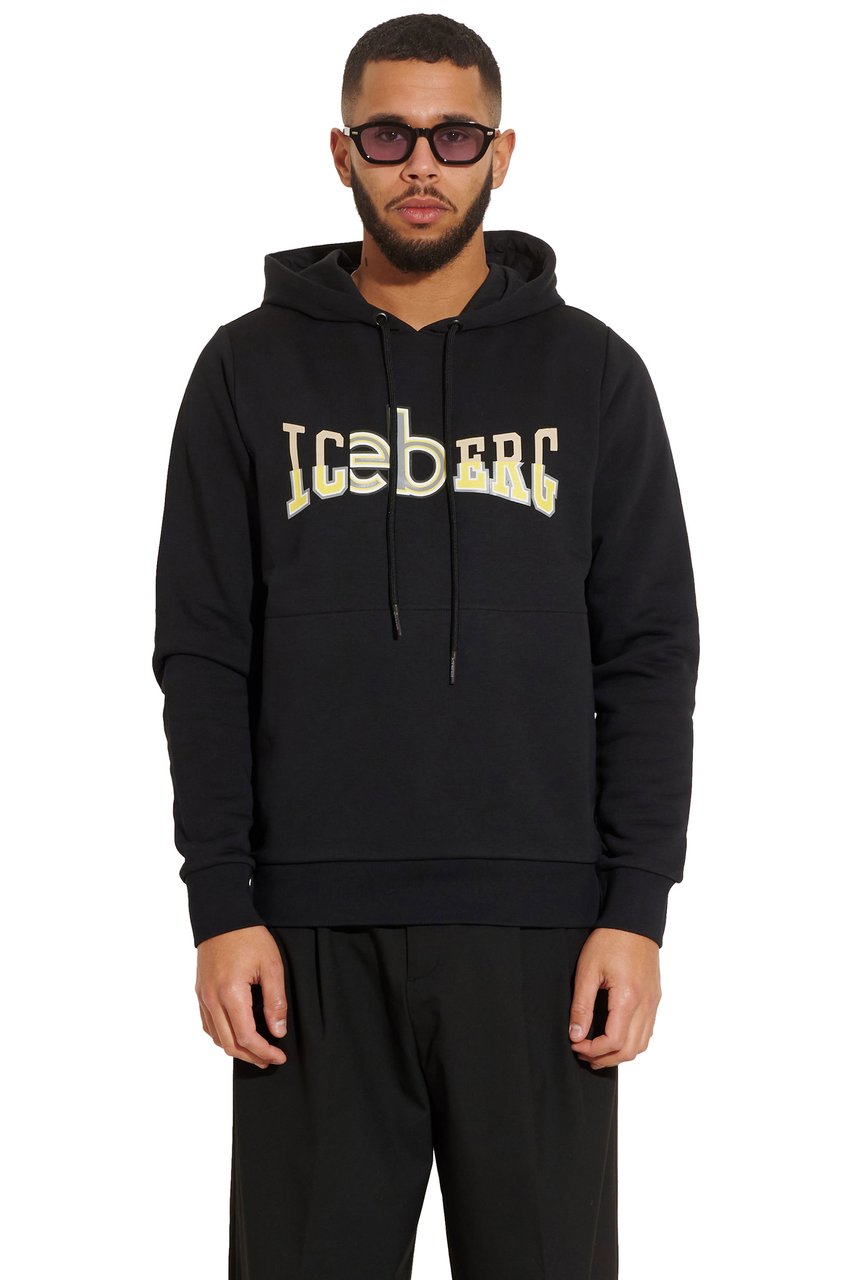 Iceberg Hoodie Black Zwart