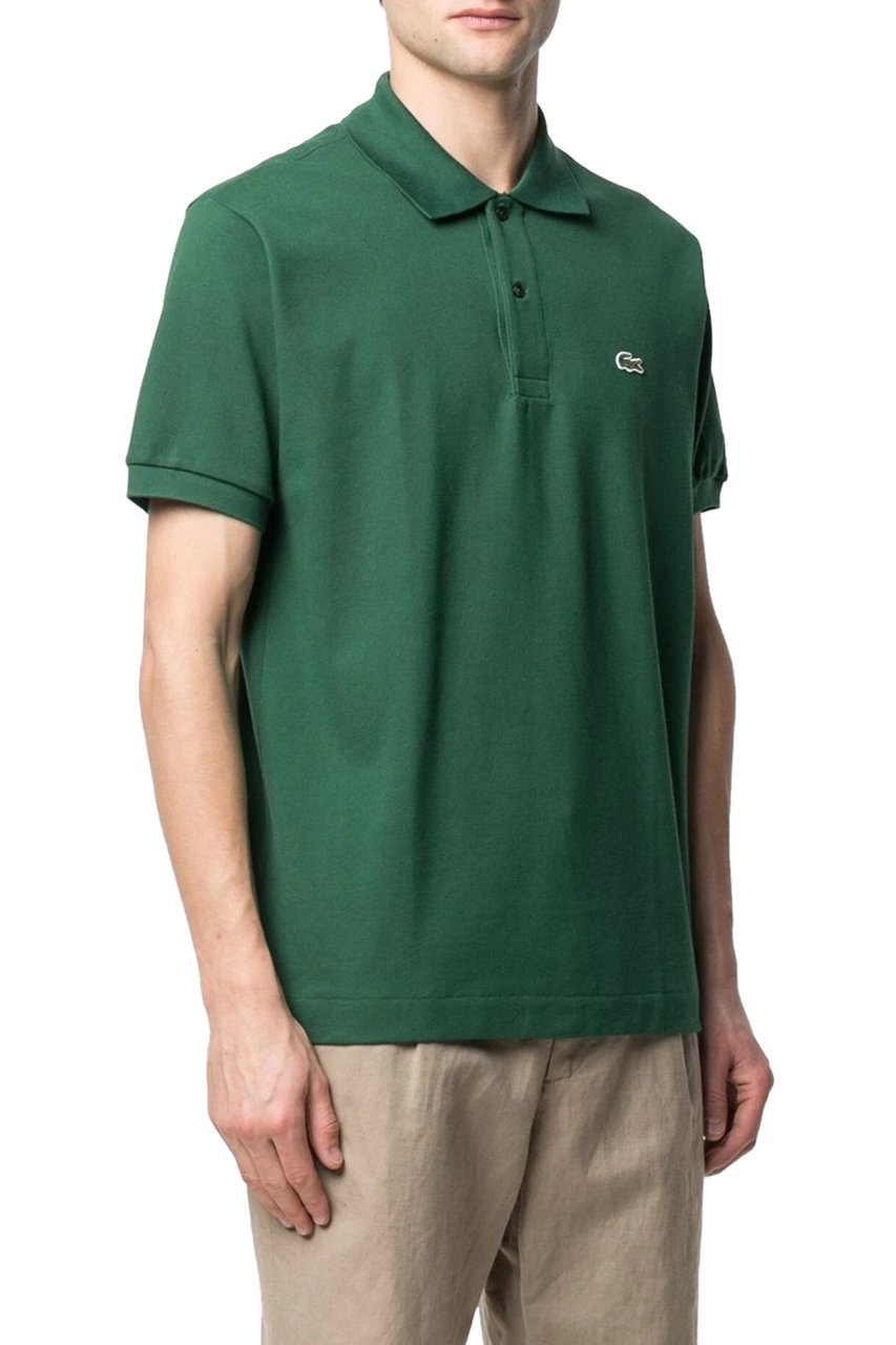 Lacoste embroidered logo polo shirt Groen