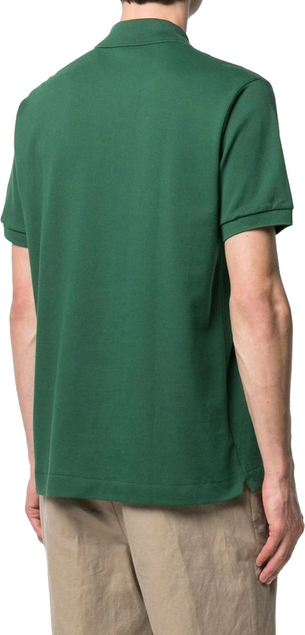 Lacoste embroidered logo polo shirt Groen