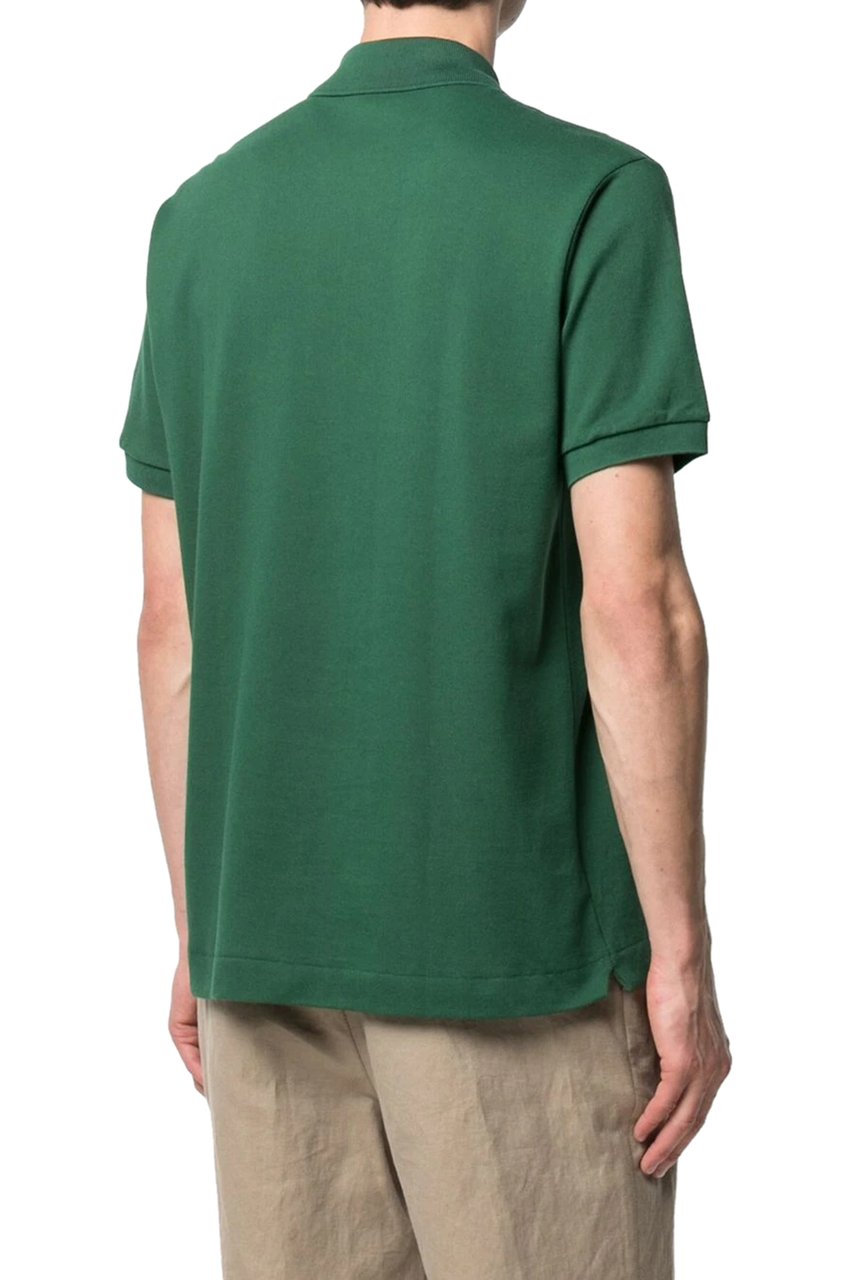 Lacoste embroidered logo polo shirt Groen