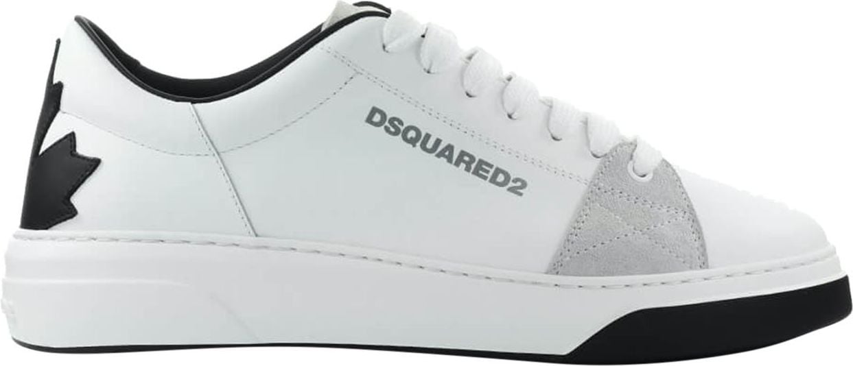 Dsquared2 Bumper White Black Sneaker White Wit