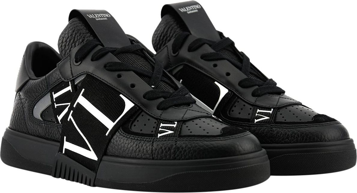 Valentino Vl7n Sneaker Black White Zwart