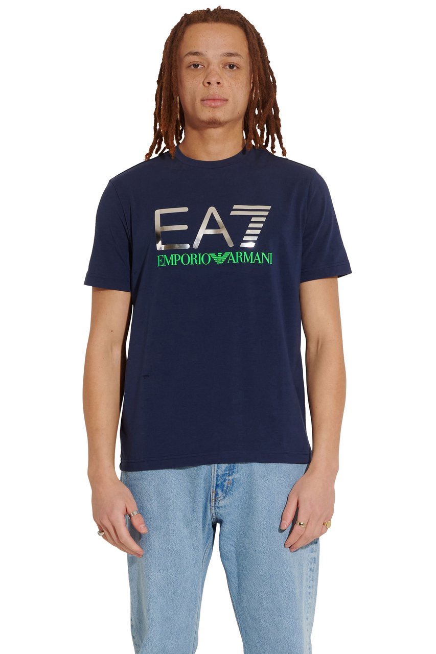 EA7 Armani T-shirt Navy Blue Blauw