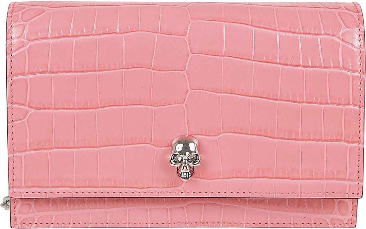 Alexander McQueen Skull Mini Bag Roze
