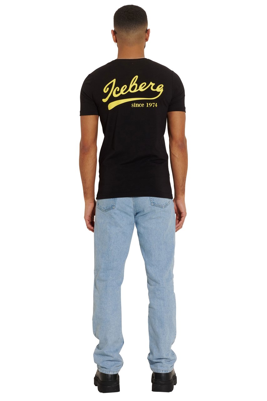 Iceberg Peanuts Big Tee Black ss2022 Zwart