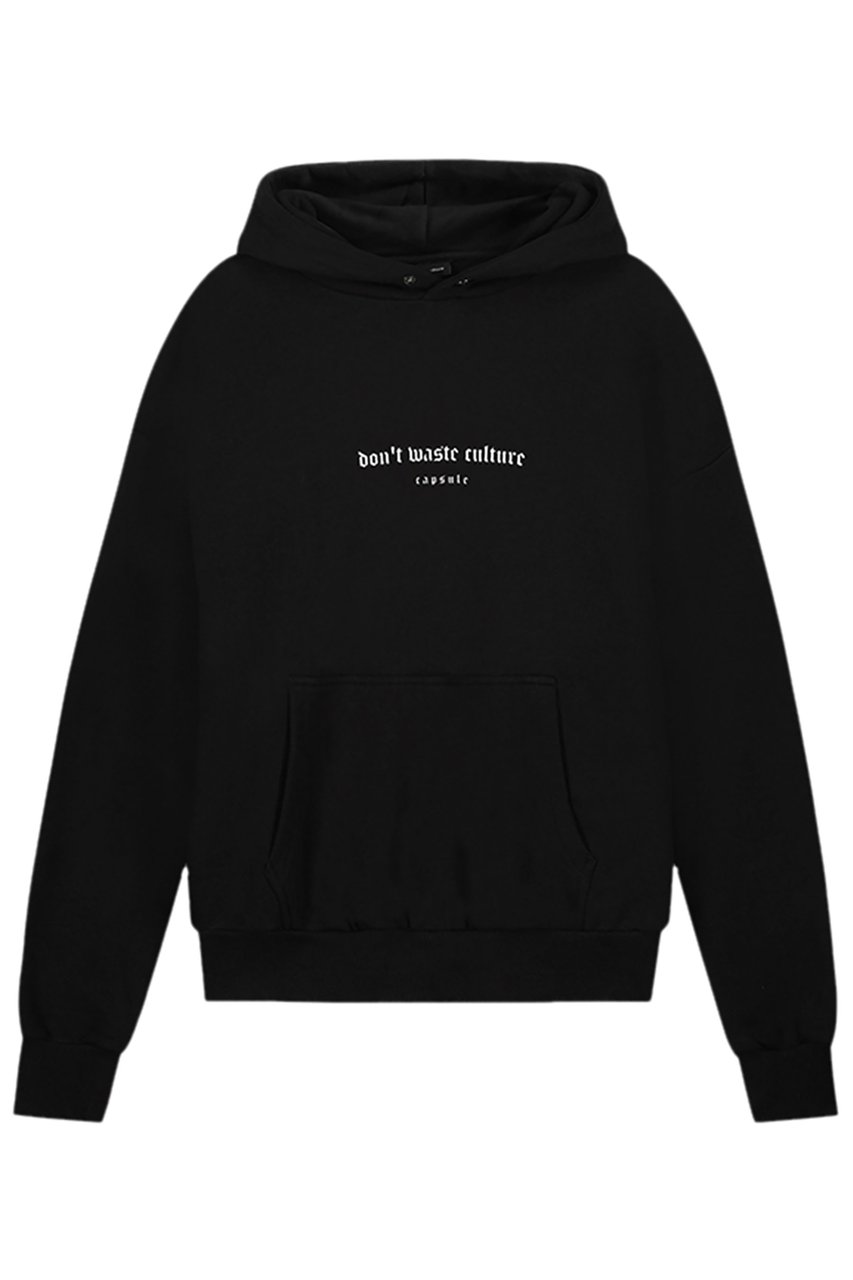 Don't Waste Culture Hoodie Umbra Zwart