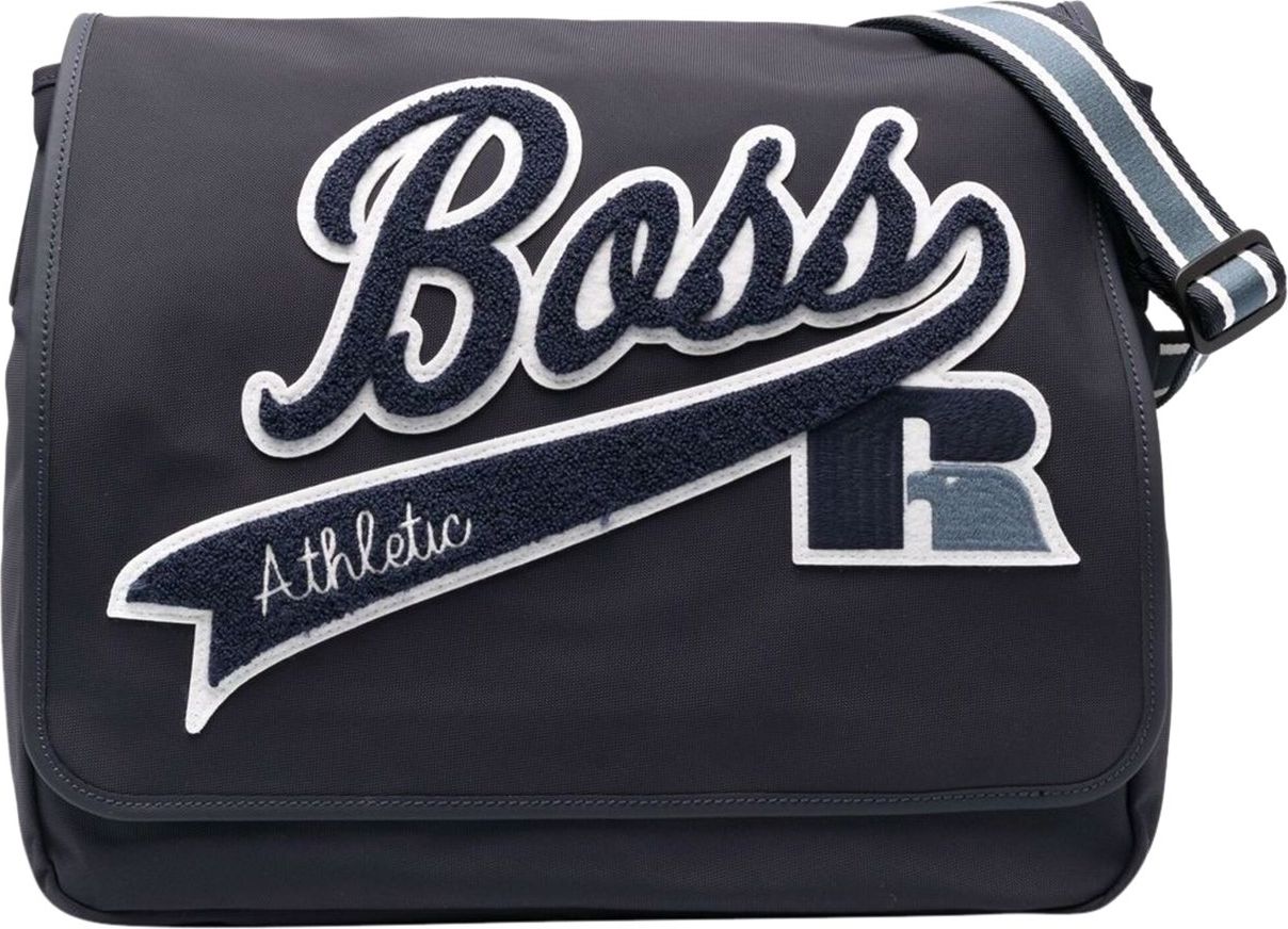 Hugo Boss Boss X Russell Athletic Messenger Bag Blauw