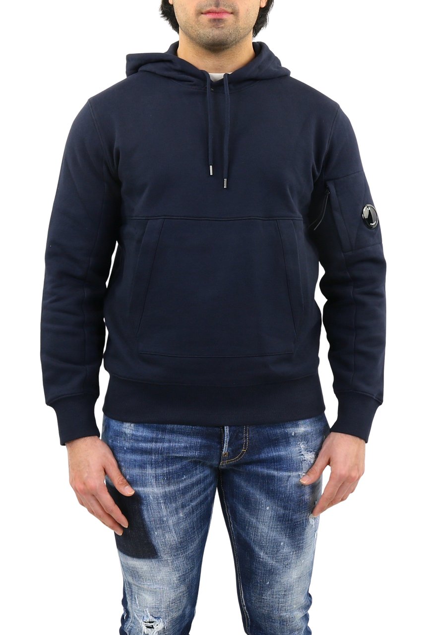 CP Company Sweatshirts - Sweat Hooded Blauw