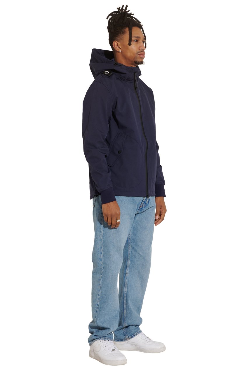 Ma.Strum shoftchell full zip hooded jack | WS.NL