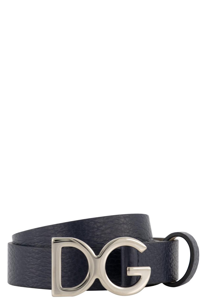 Dolce & Gabbana Logo Belt Blauw