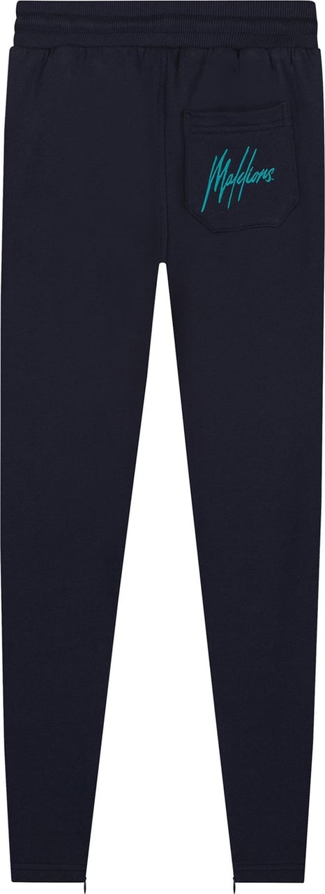 Malelions Junior Signature Trackpants - Navy Blauw