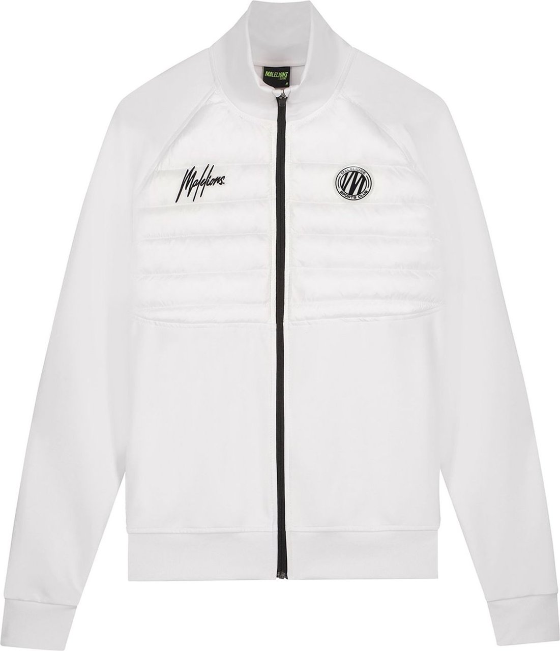 Malelions Sport Padded Striker Jacket - White Wit