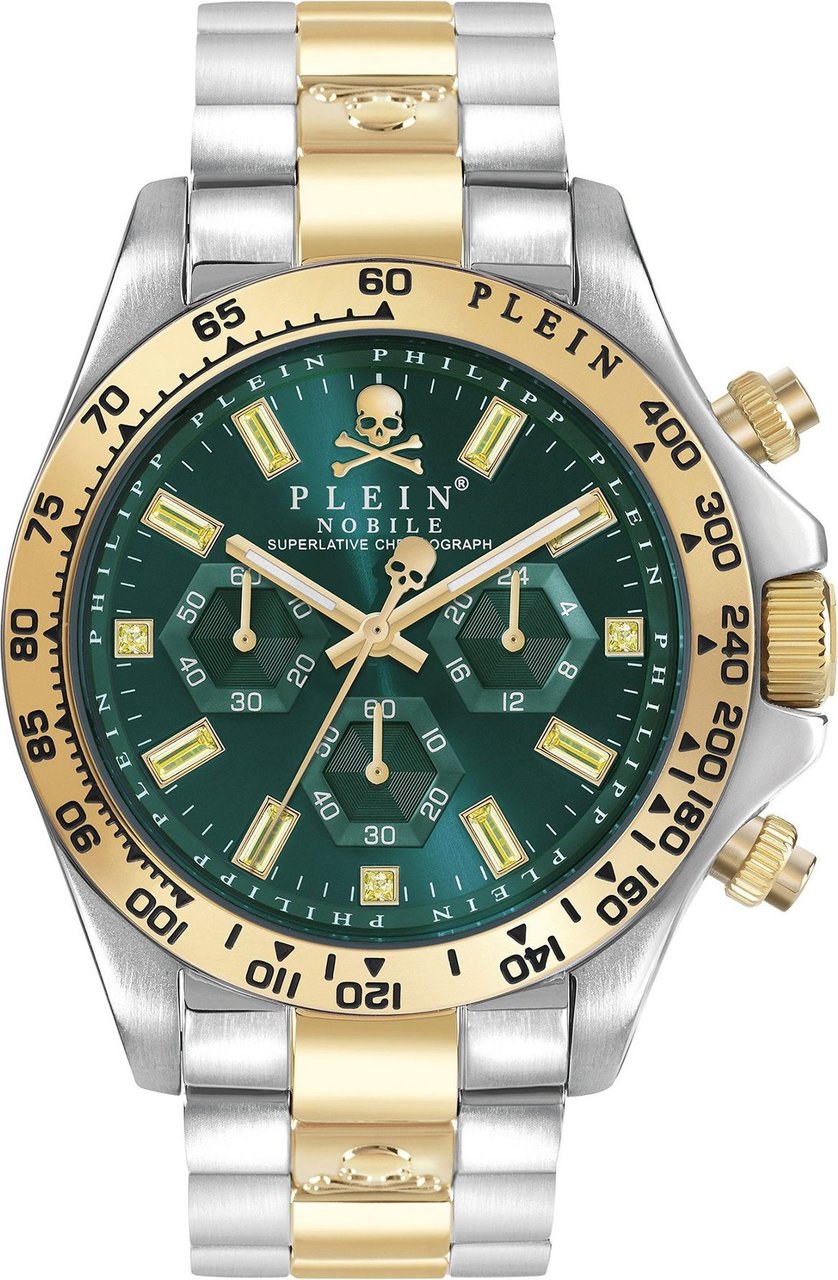 Philipp Plein PWCAA0821 Nobile Wonder horloge 43 mm Groen