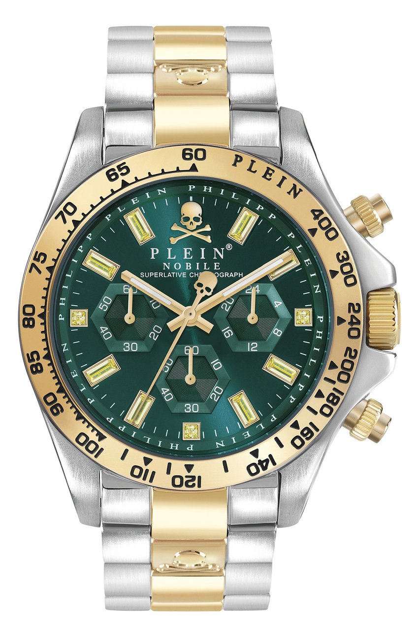 Philipp Plein PWCAA0821 Nobile Wonder horloge 43 mm Groen