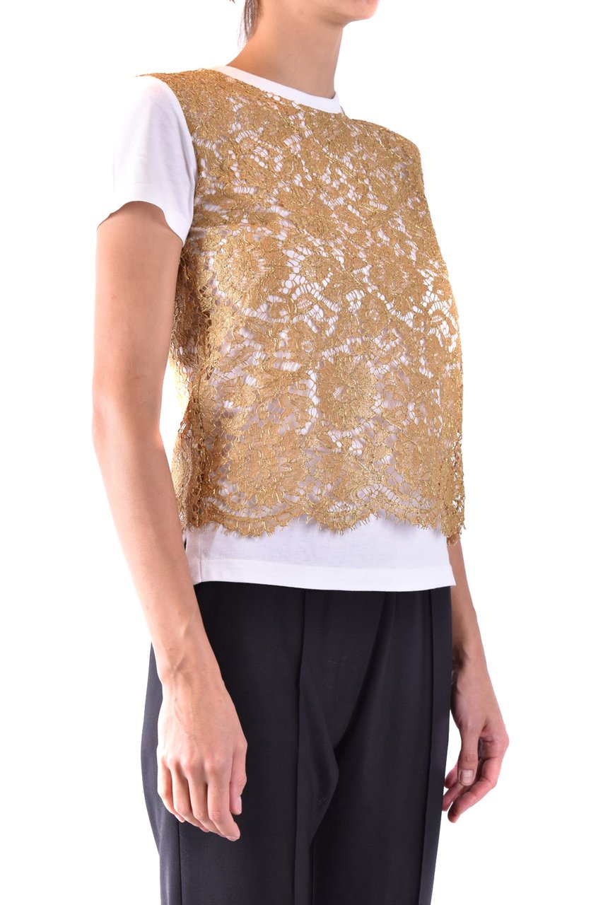 Valentino Tshirt Short Sleeves Gold Goud