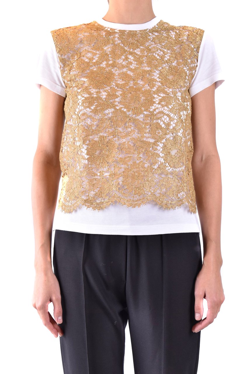 Valentino Tshirt Short Sleeves Gold Goud