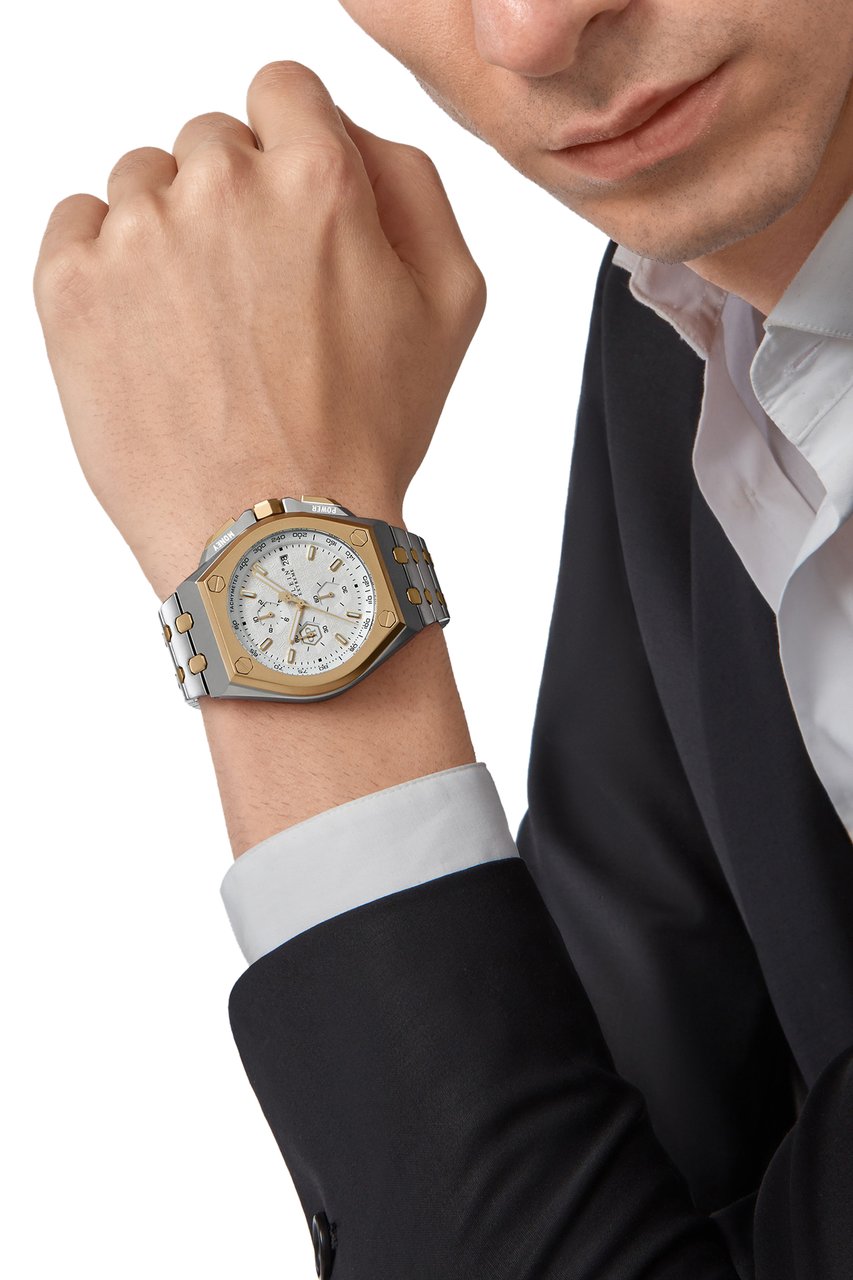 Philipp Plein PWGAA0421 Plein Extreme horloge 44 mm Wit
