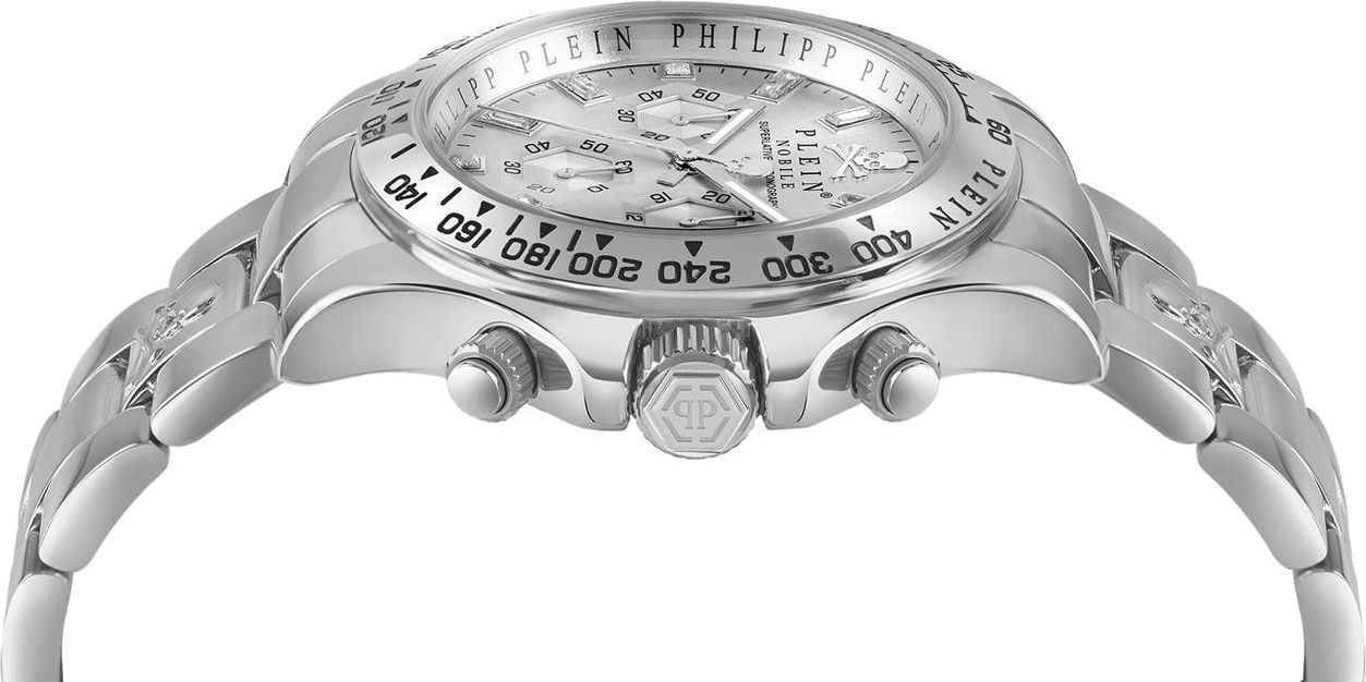Philipp Plein PWCAA0321 Nobile Wonder horloge 43 mm Zilver