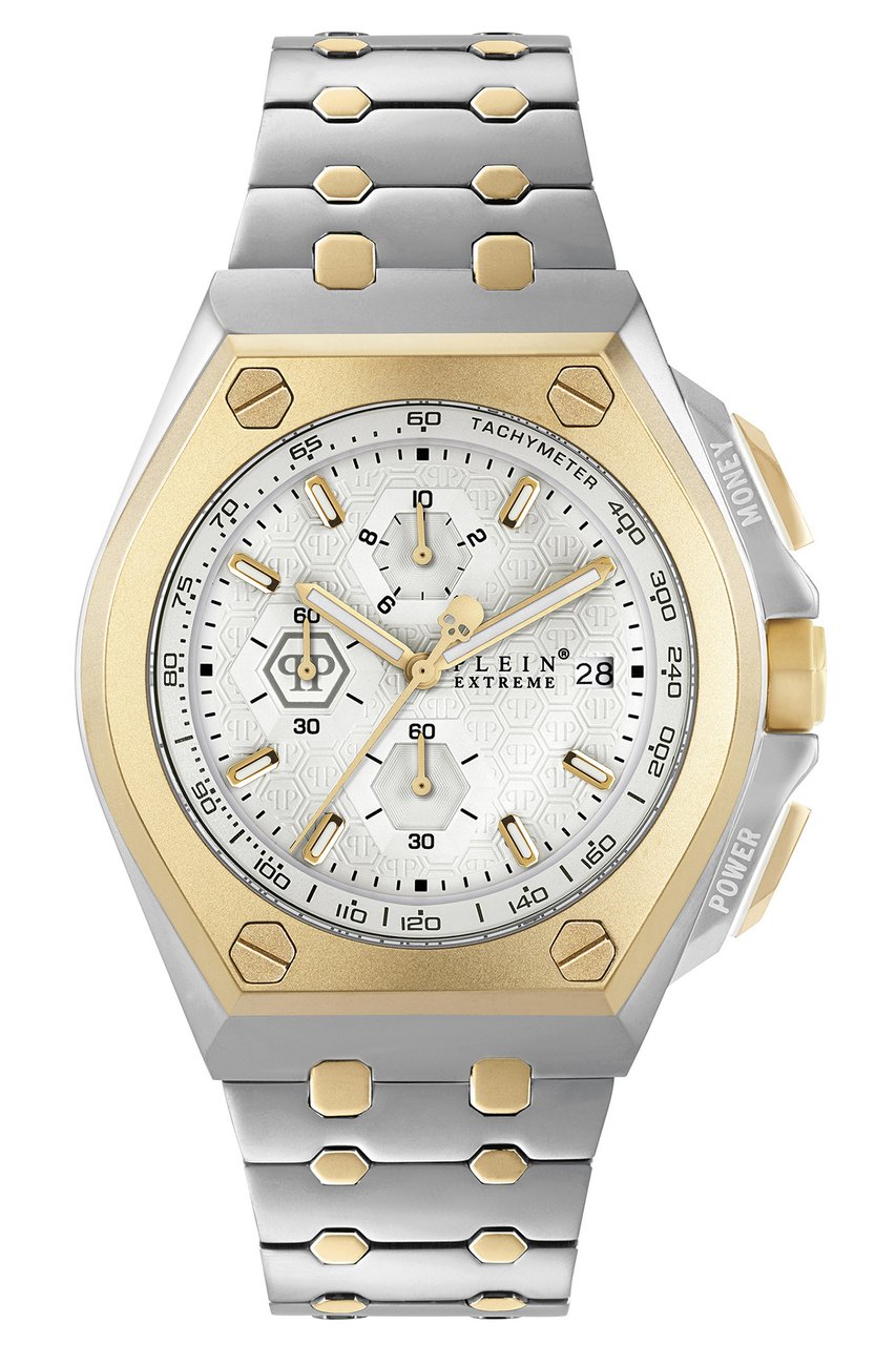 Philipp Plein PWGAA0421 Plein Extreme horloge 44 mm Wit