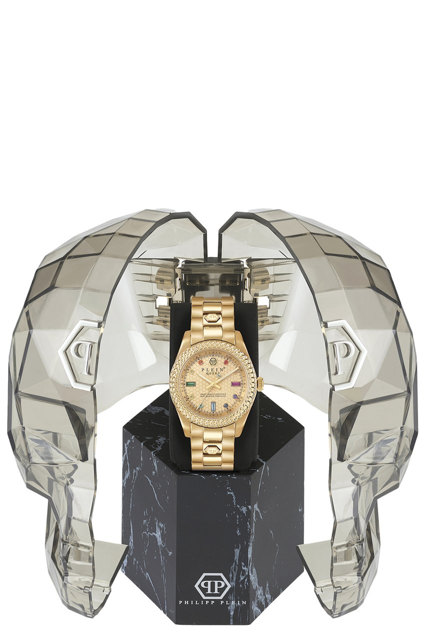 Philipp Plein PWDAA0721 Queen Crystal dameshorloge 36 mm Goud