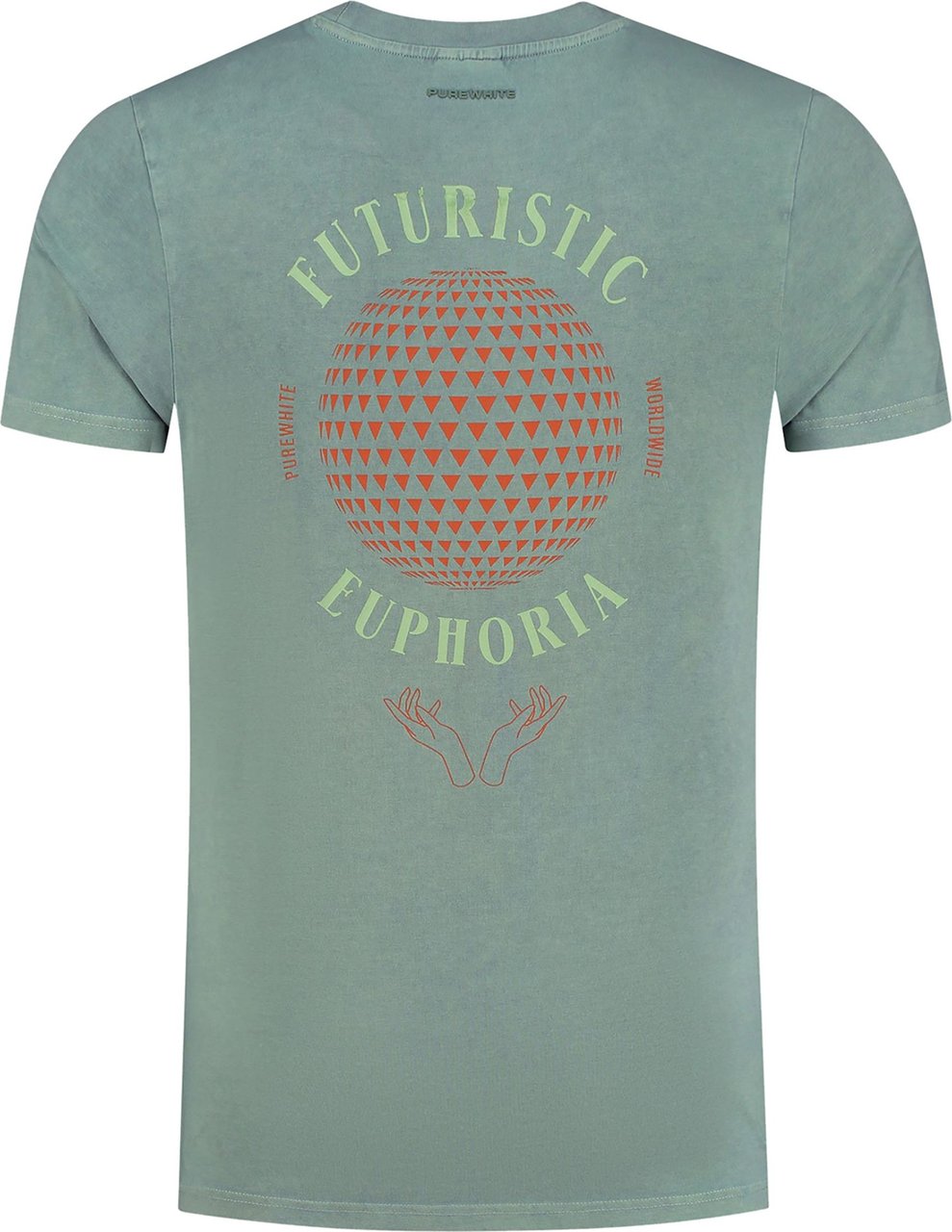 Purewhite Futuristic Euphoria T-shirt Groen